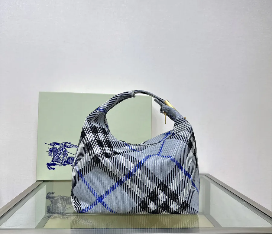 Burberry Large Soft Structured Clutch Bag