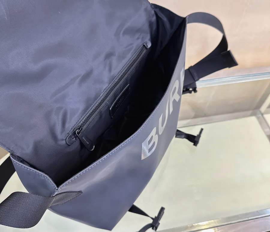 B Brand New Large Messenger Bag in Gray