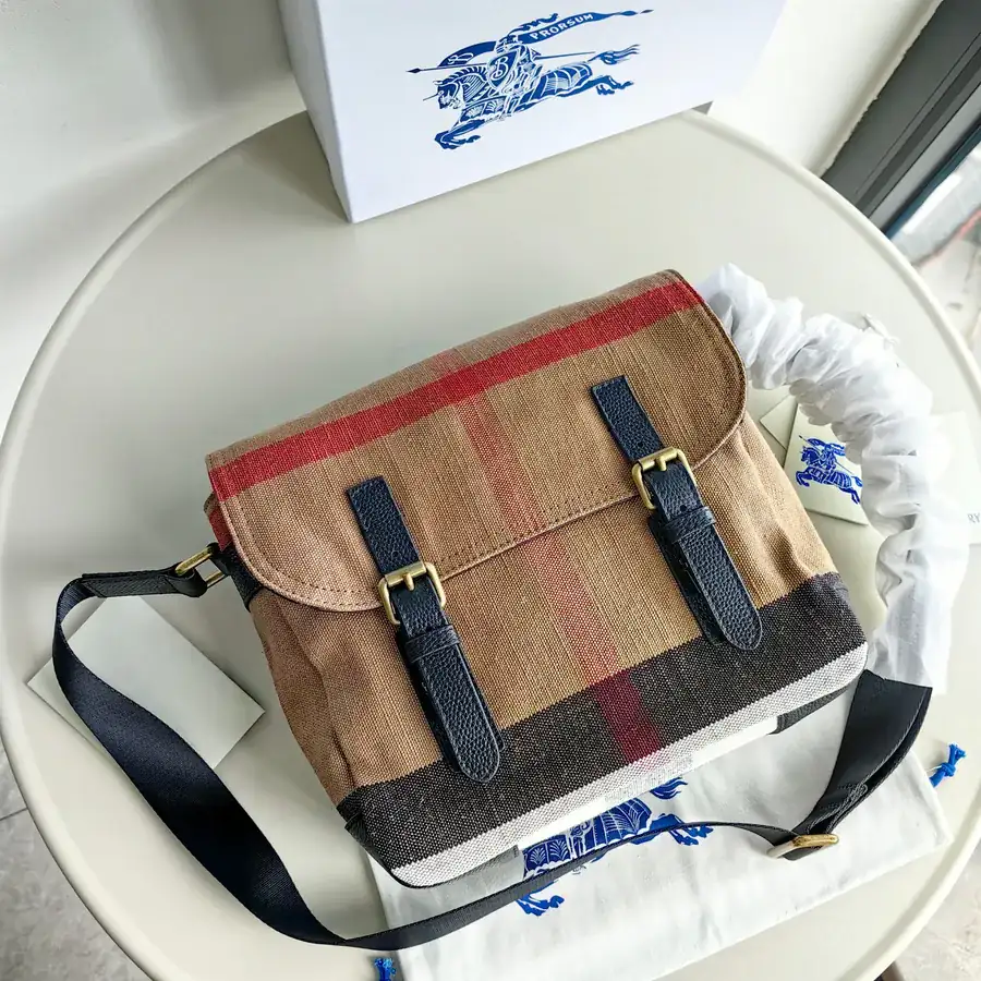 Classic Mens Canvas Postman Bag