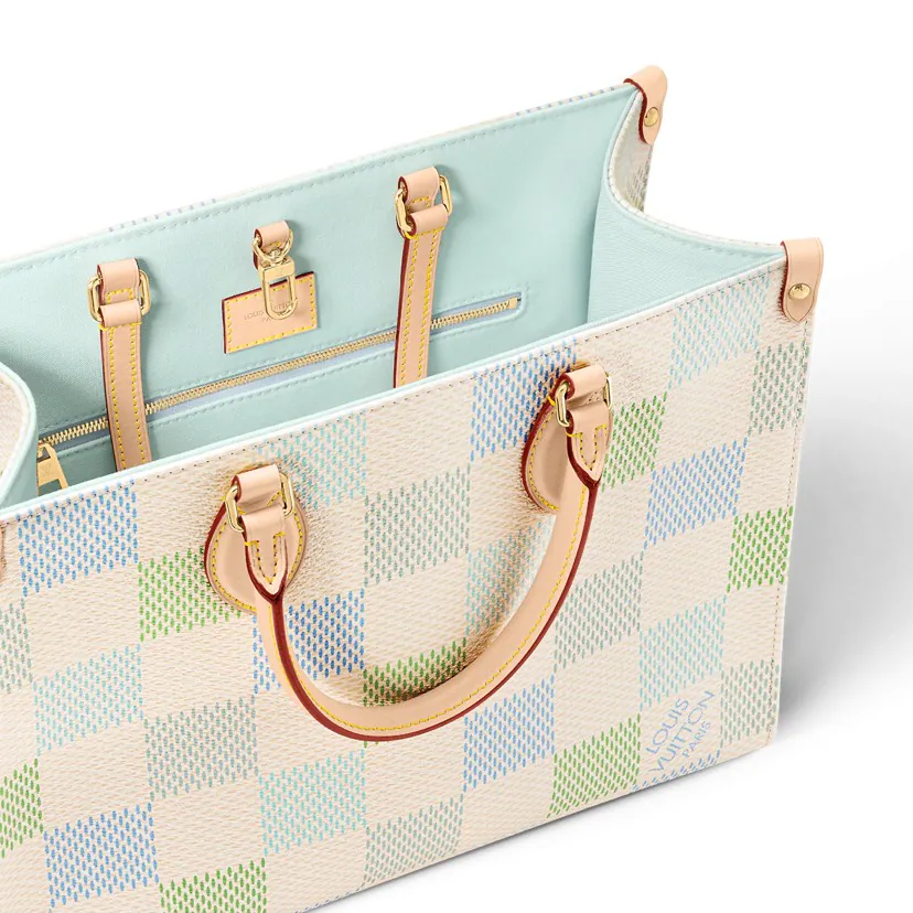 Monogram ZHR Checkered Onthego Medium Tote
