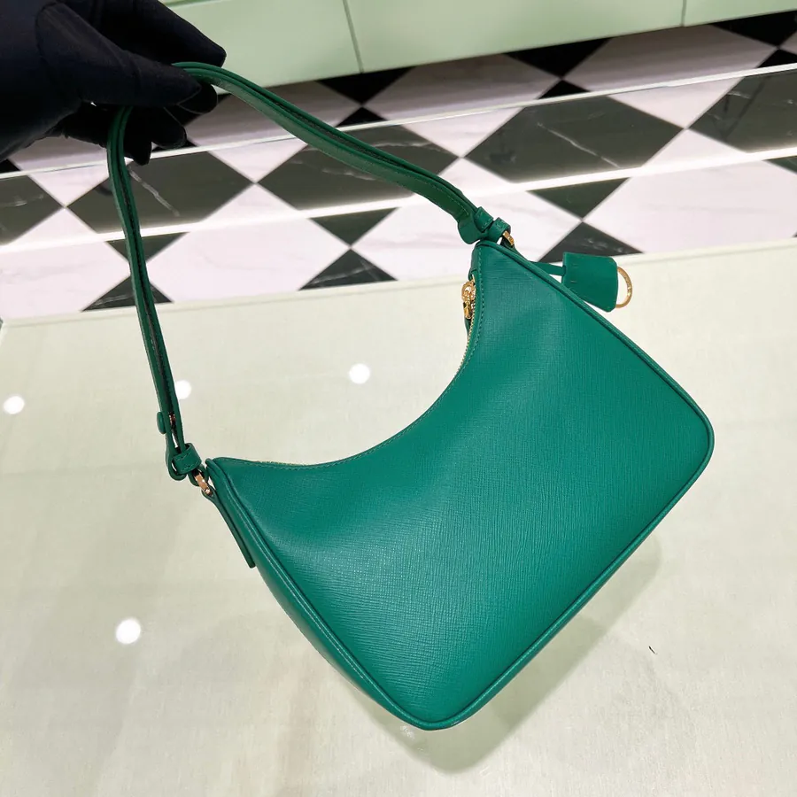 Hobo 2005 Crosshatch Calfskin Shoulder Bag