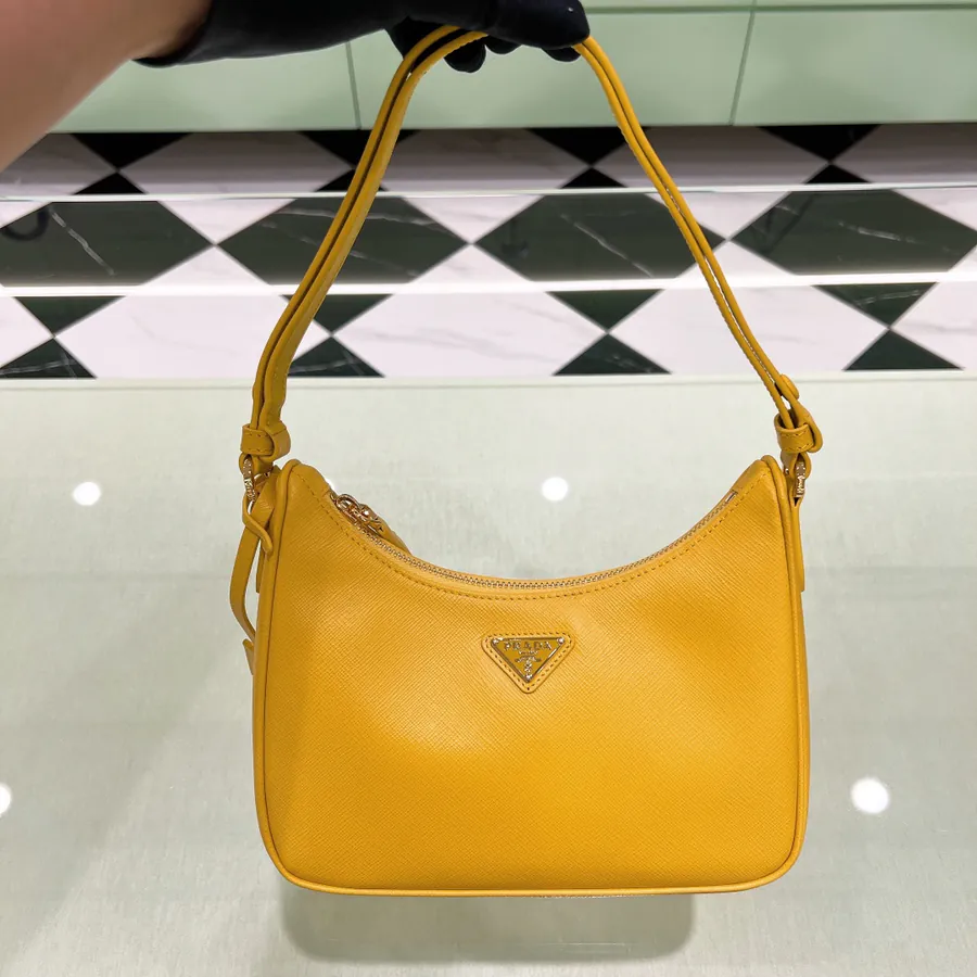 Hobo 2005 Crosshatch Calfskin Crossbody Bag