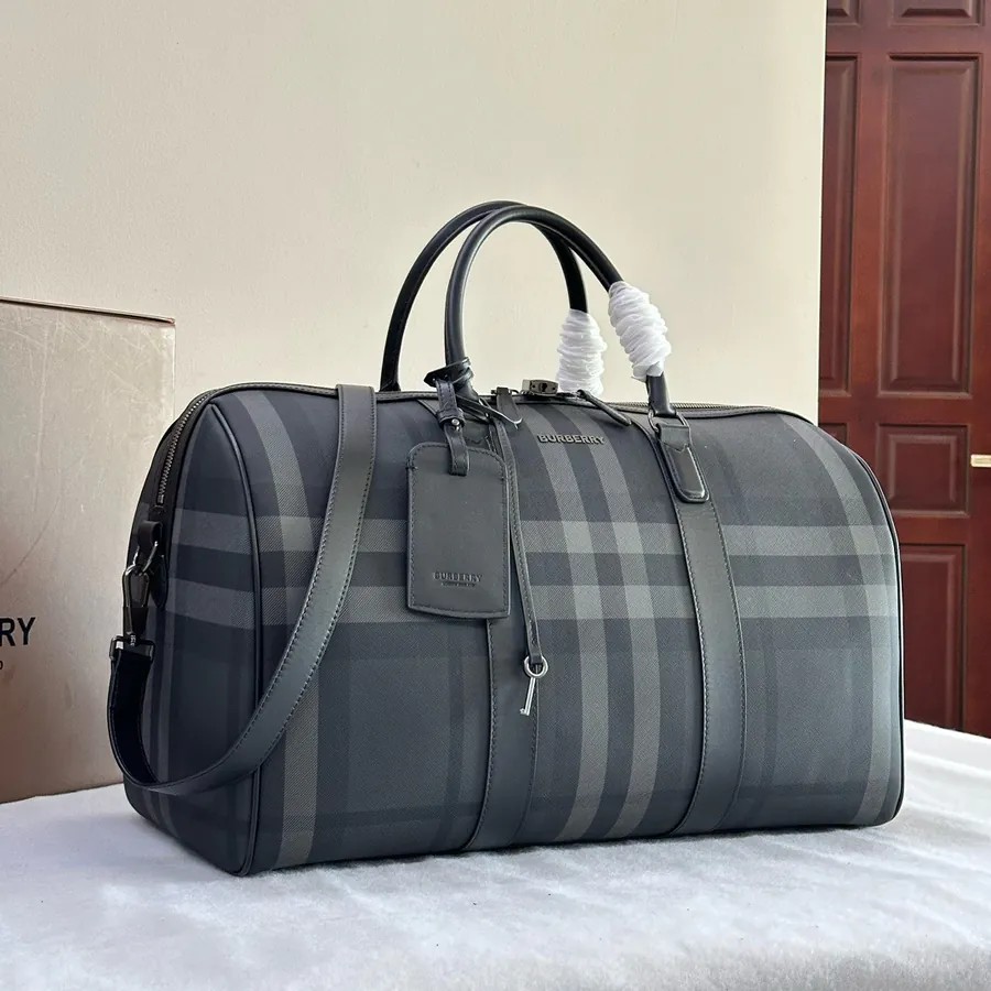Burberry Boston Travel Bag in Deep Birch Brown