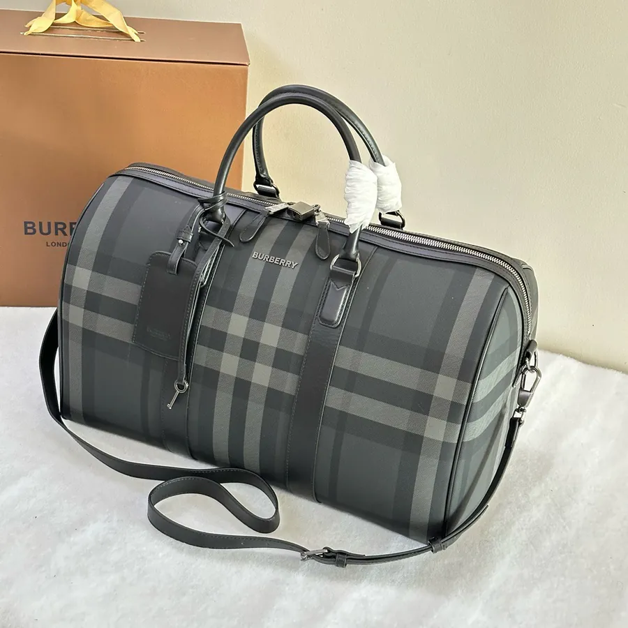 Burberry Boston Travel Bag in Deep Birch Brown
