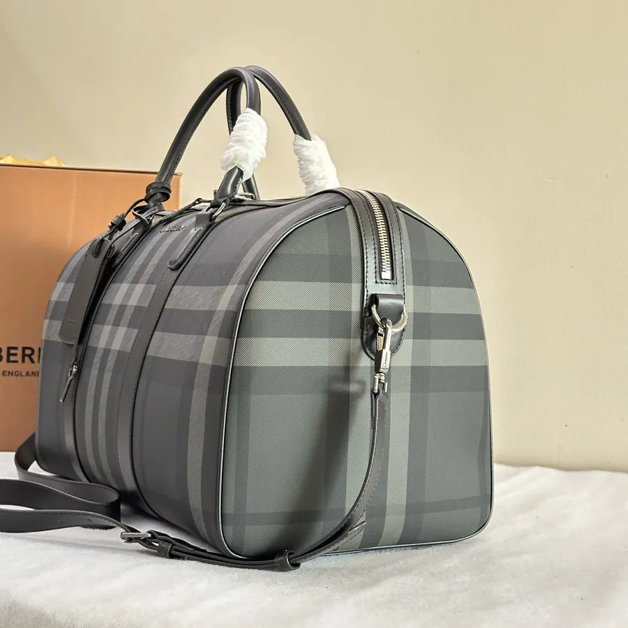Burberry Boston Travel Bag in Deep Birch Brown