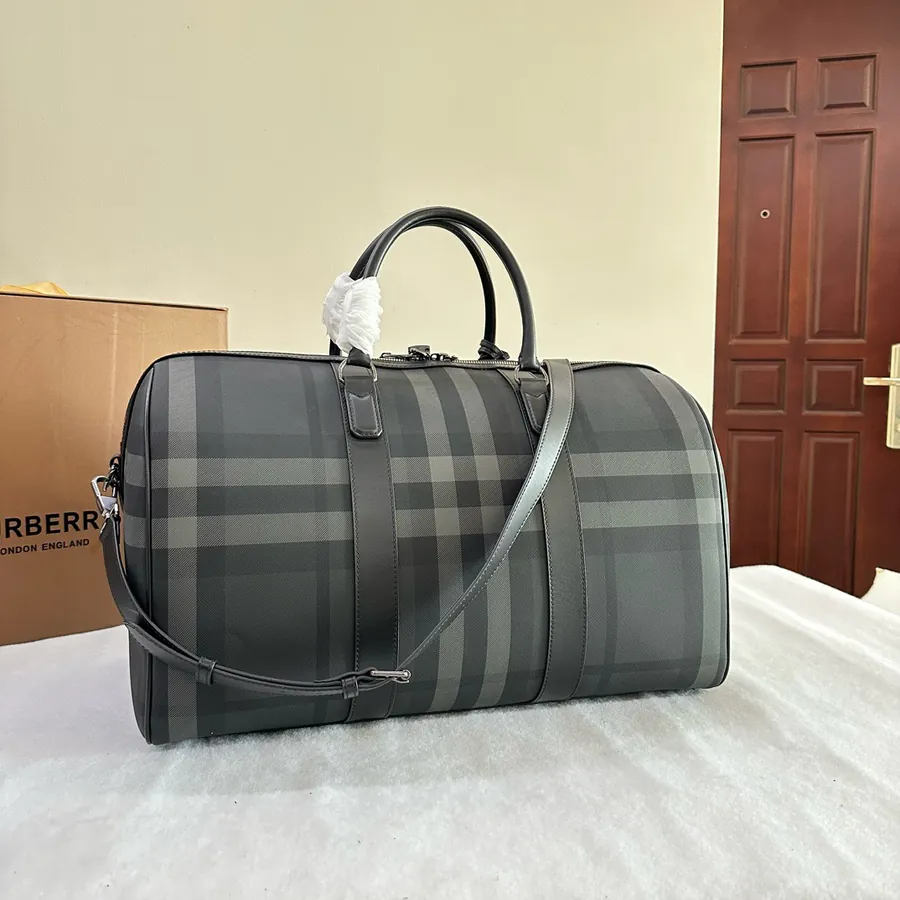 Burberry Boston Travel Bag in Deep Birch Brown