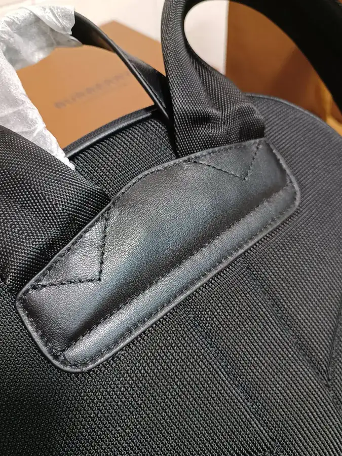 Burberry New Backpack with Tartan Cotton Fabric