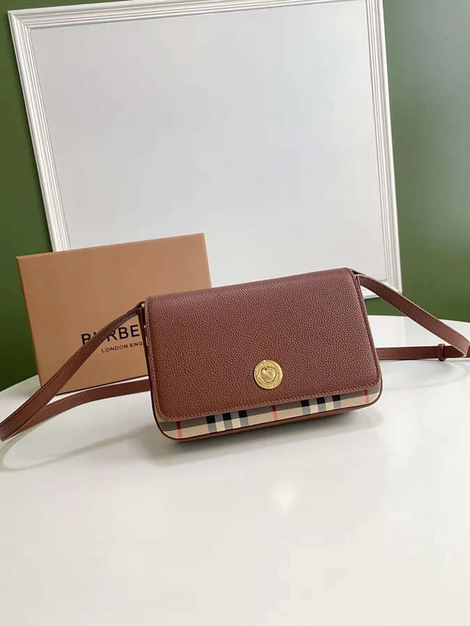 500 B Mini Crossbody Bag with Vintage Pattern