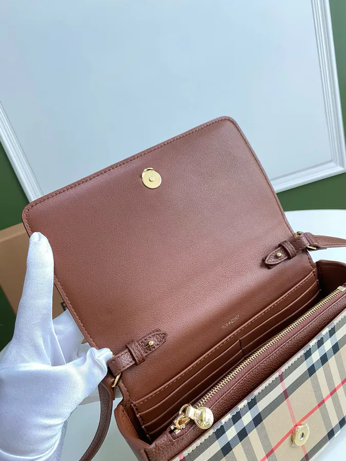 500 B Mini Crossbody Bag with Vintage Pattern