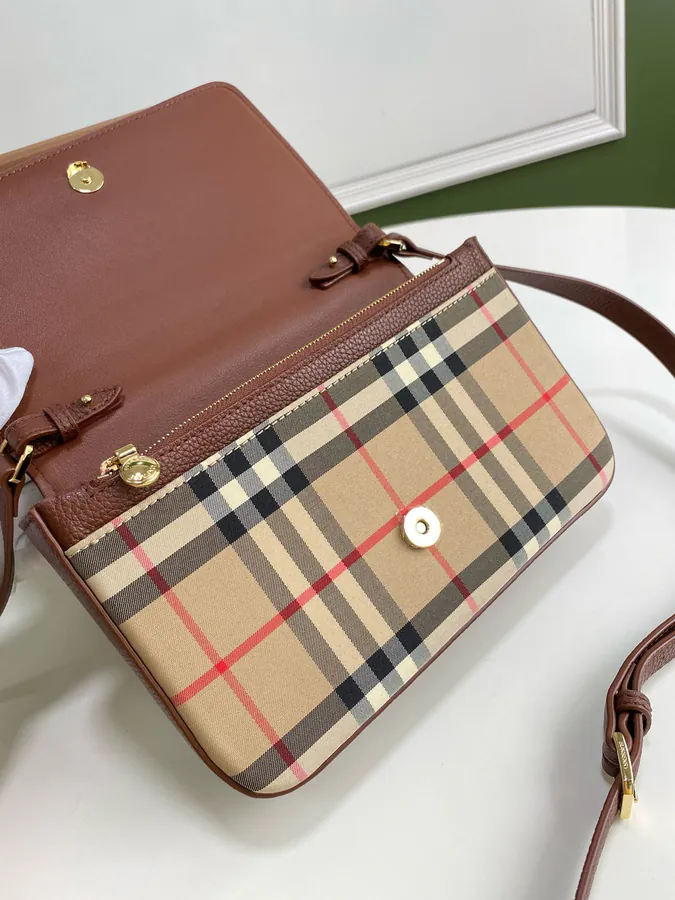 500 B Mini Crossbody Bag with Vintage Pattern