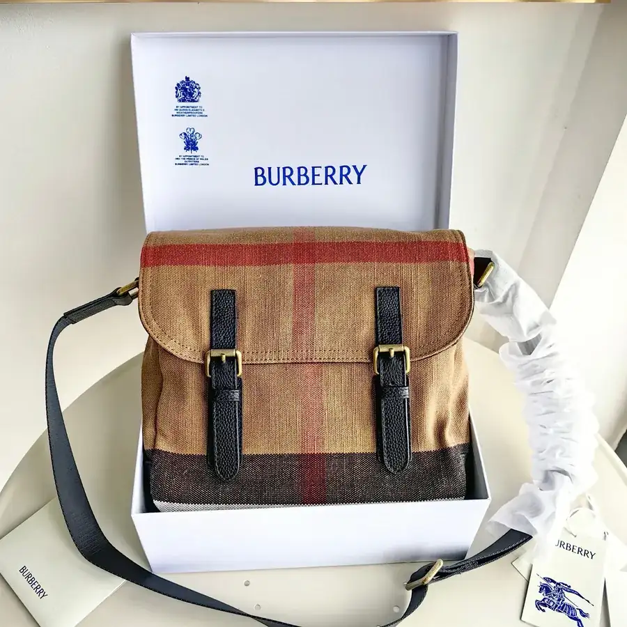 Classic Mens Canvas Postman Bag