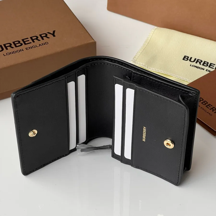 B Family 210 Vintage Check Foldable Wallet