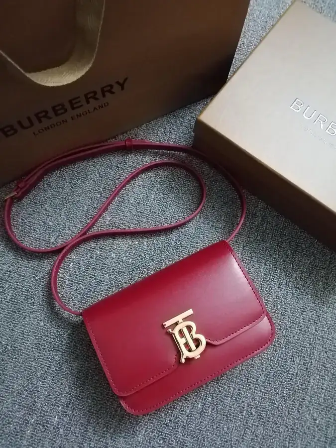 560 B House New TB Mini Leather Lock Bag