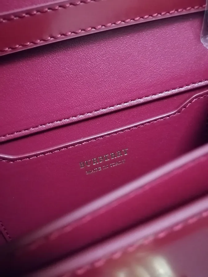 560 B House New TB Mini Leather Lock Bag