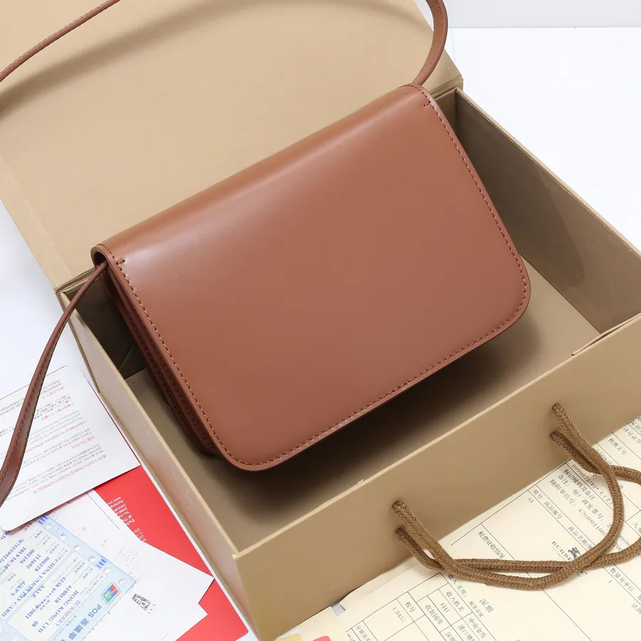 620 B House Mini Signature Leather Clasp Crossbody Bag