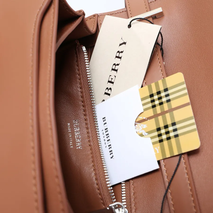 620 B House Mini Signature Leather Clasp Crossbody Bag