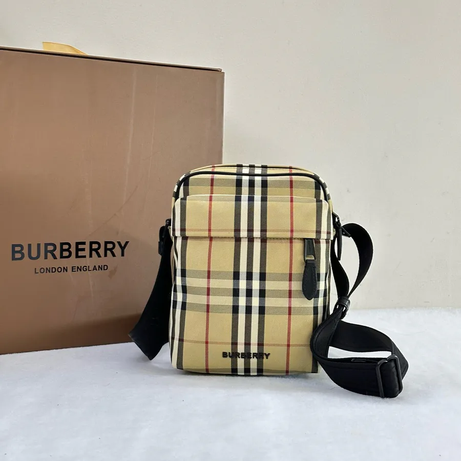 Burberry Freddie Tote with Adjustable Strap