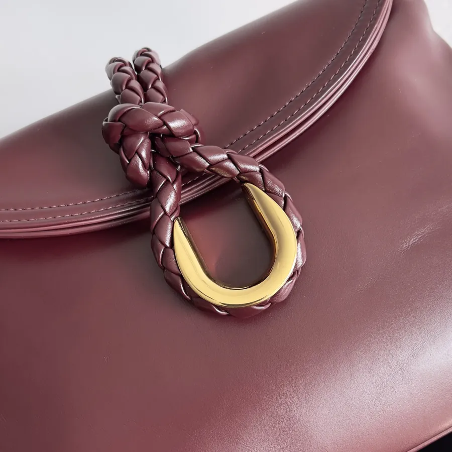 Bottega Veneta Ladies Logo Tote Bag, Smooth Leather, Sleek and Sophisticated