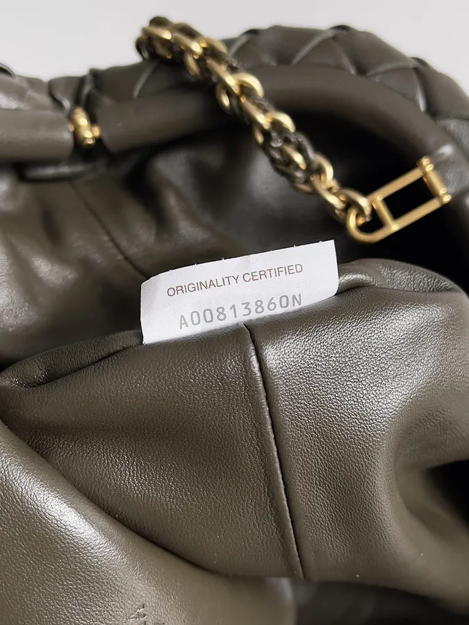 BOTTEGA VENETA Lauren Clutch with Chain Timeless Elegance