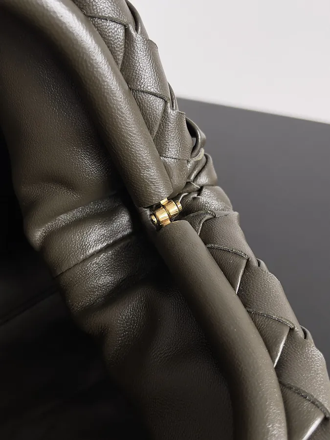 BOTTEGA VENETA Lauren Clutch with Chain Timeless Elegance