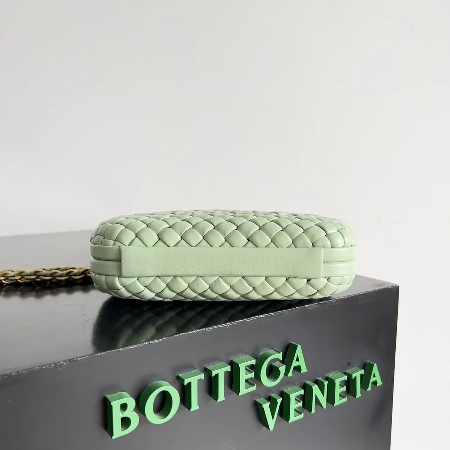 BOTTEGA VENETA Ladies Knot Evening Bag with Chain
