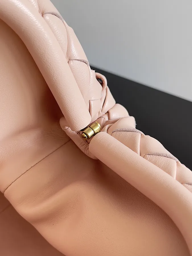 BOTTEGA VENETA Lauren Clutch with Chain Timeless Elegance