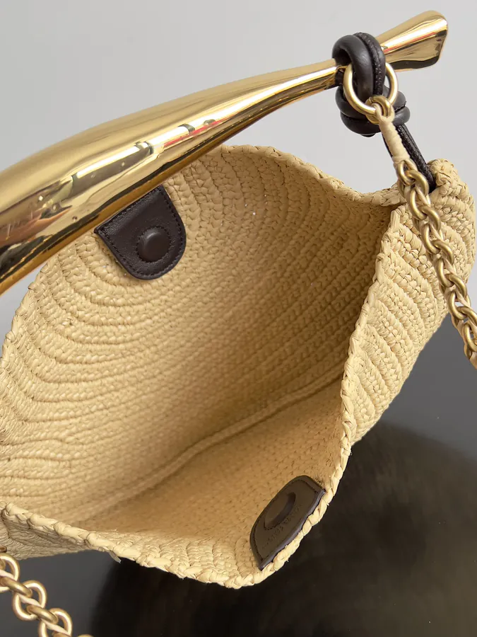 BOTTEGA VENETA SARDIE Bucket Bag Lightweight Grass Texture