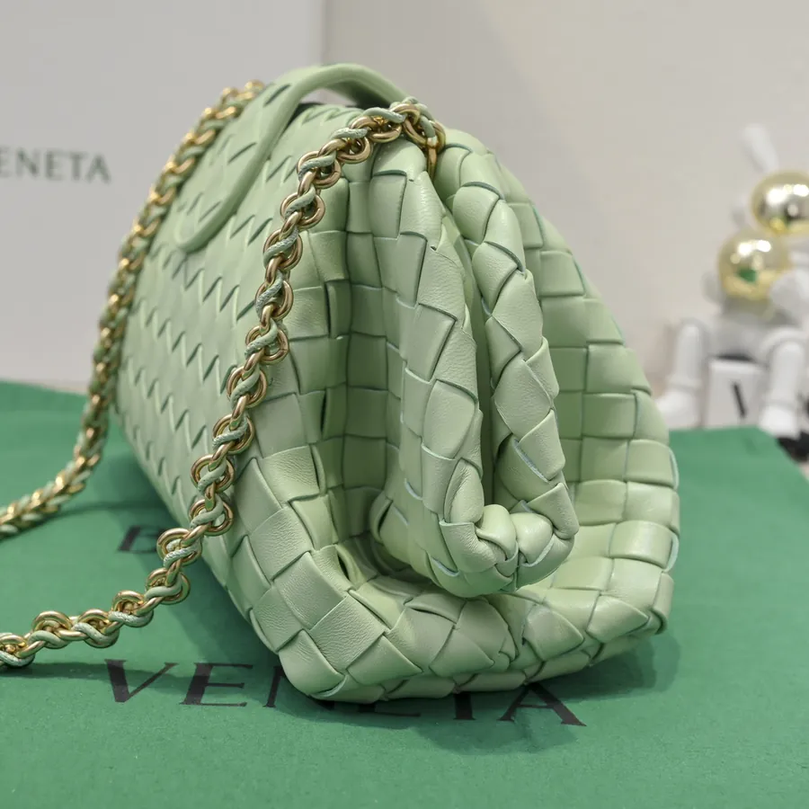 Bottega Venetia Lauren 1980 Tote with Intrecciato Calfskin