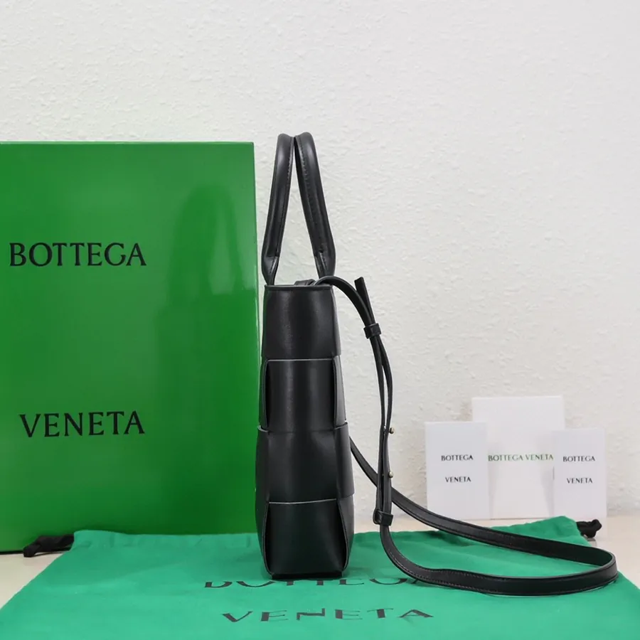 Mini Intreccio Woven Leather Tote Bag with Detachable Strap