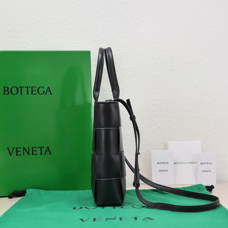 Mini Intreccio Woven Leather Tote Bag with Detachable Strap