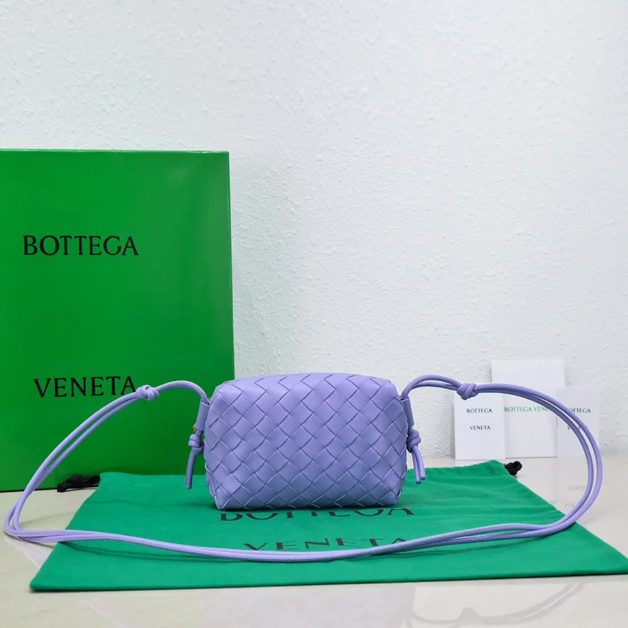B Brand New Arrival Classic Woven Handle Bucket Bag
