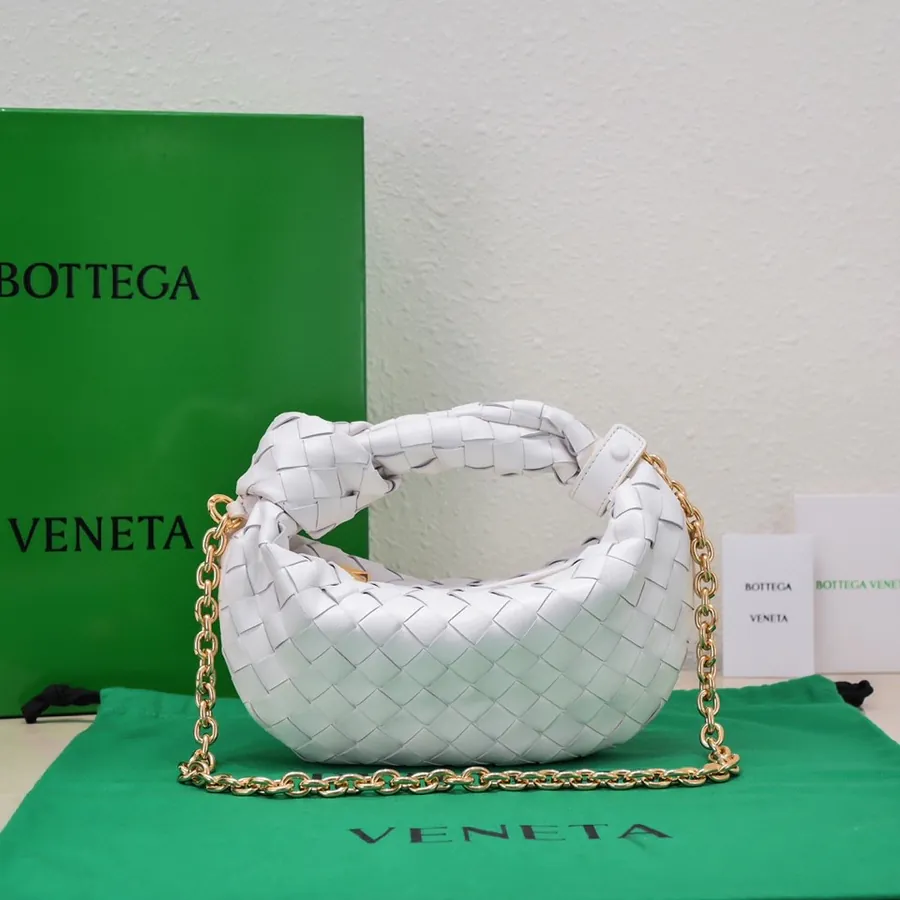 Chain Jodie Shoulder Bag with Detachable Chain Strap