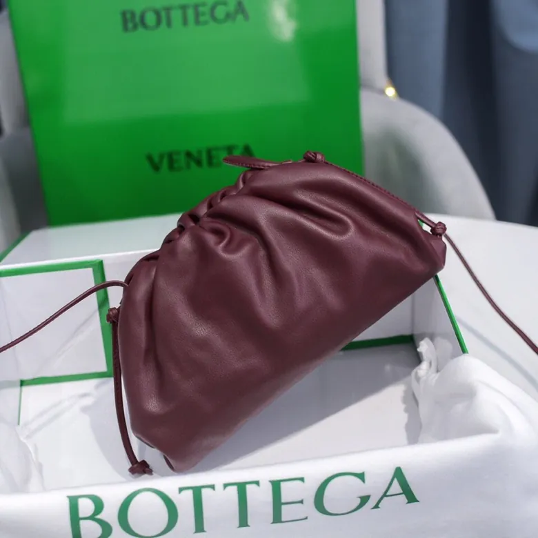 Bottega Veneta Pouch Mini Bag Grained Calfskin