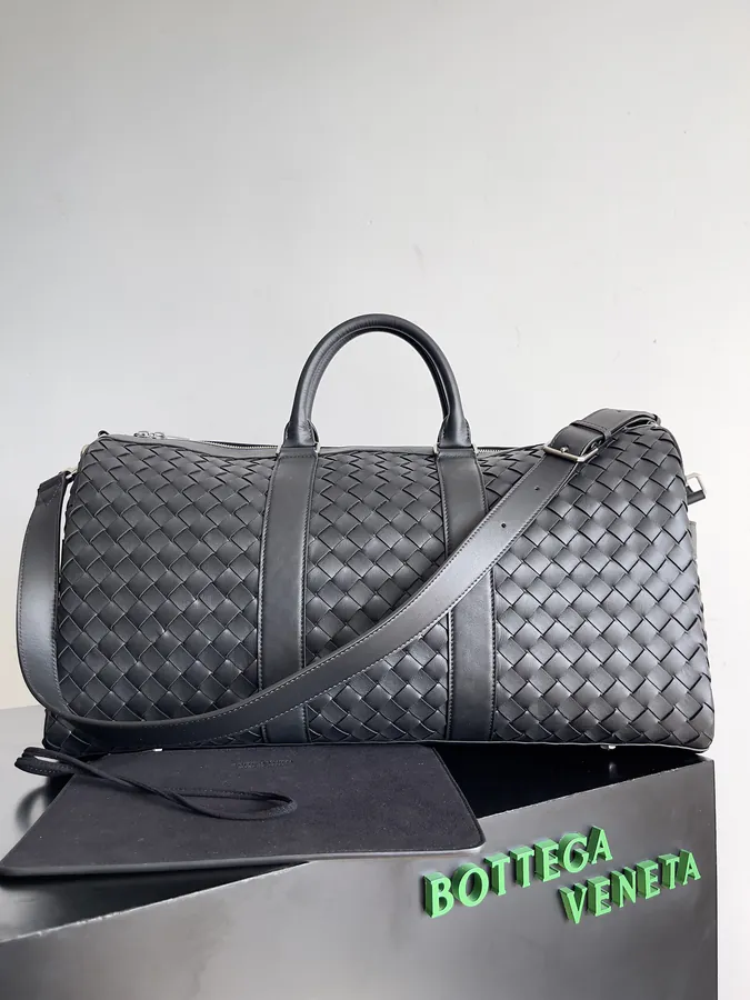 BV Woven Travel Bag A Distinctive Travel Bag for Elite Professionals