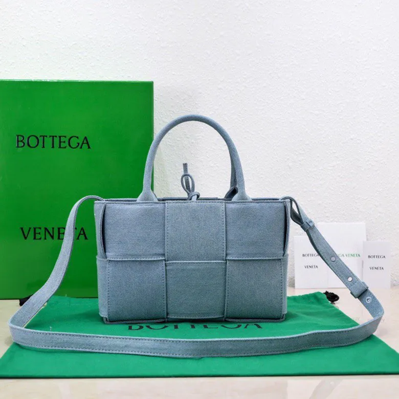 Batch 730 BV Denim Tote Shopping Bag Mini