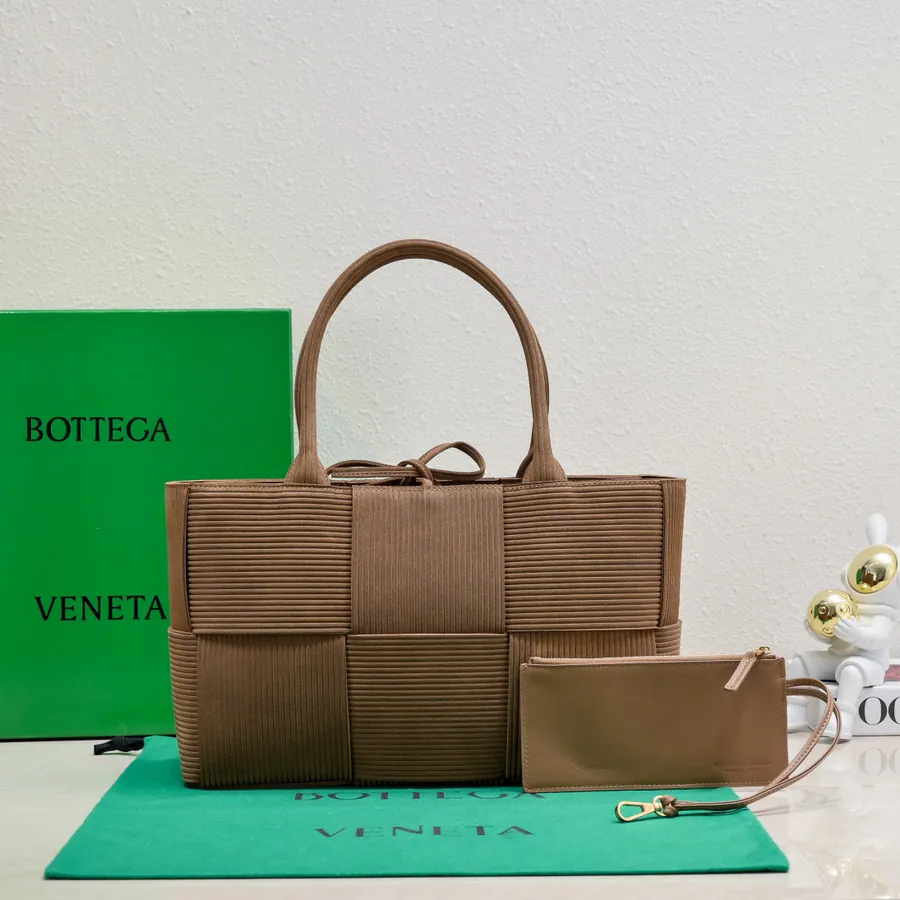 Large Arco Tote Handbag with Intreccio Weave