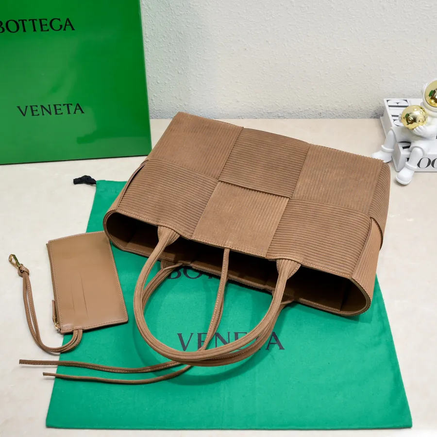 Large Arco Tote Handbag with Intreccio Weave