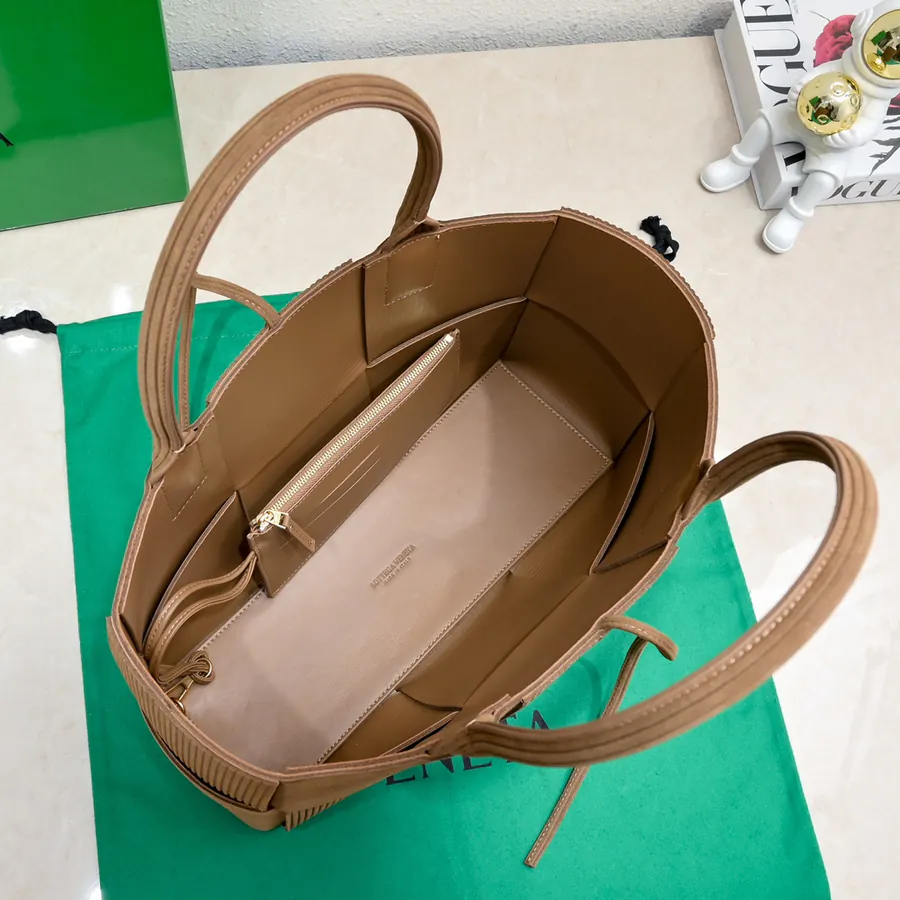 Large Arco Tote Handbag with Intreccio Weave