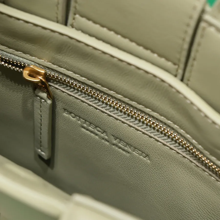 Mini Intreccio Woven Leather Tote Bag with Detachable Strap