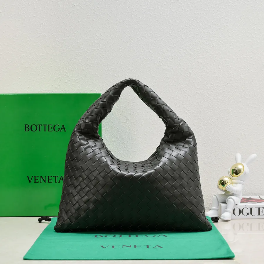 Bv New Mini HOP Bag with Grained Calfskin and Leather Handles