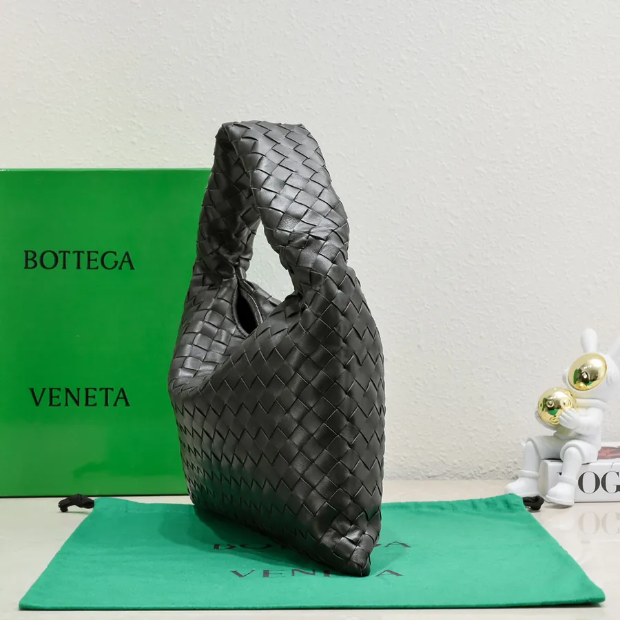 Bv New Mini Hop Bag with Grained Calfskin Handle