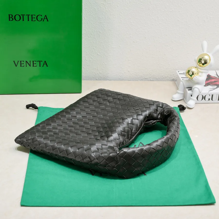 Bv New Mini Hop Bag with Grained Calfskin Handle