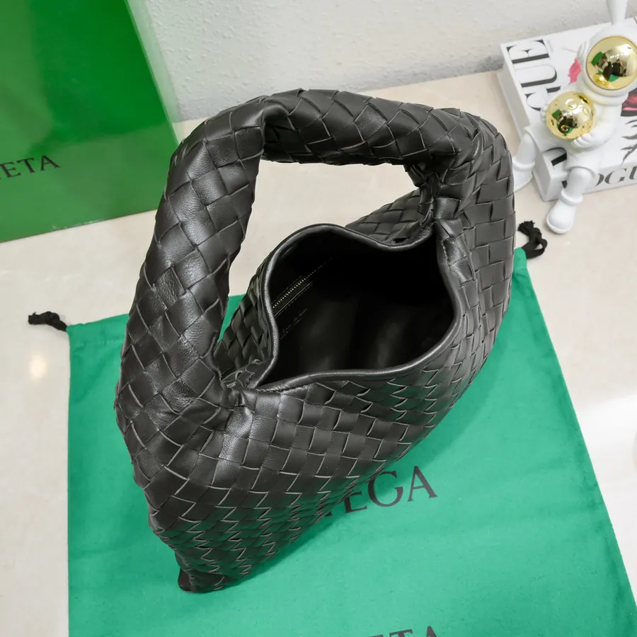 Bv New Mini Hop Bag with Grained Calfskin Handle
