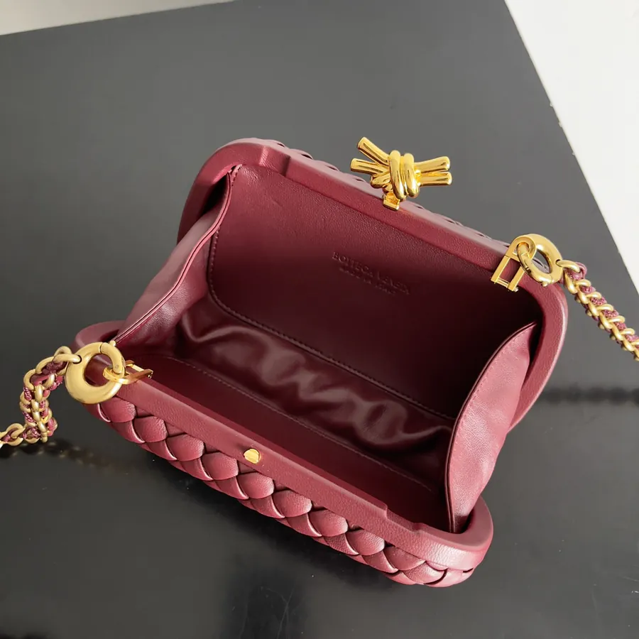 BOTTEGA VENETA Ladies KNOT Evening Bag with Chain
