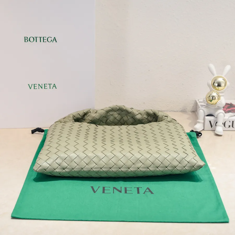New Mini HOP Bag with Woven Leather Handle