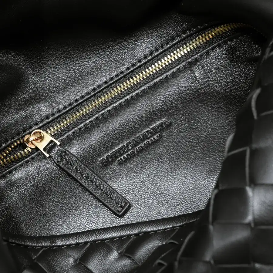 Bv New Large HOP Bag with One Piece Leather Weave Handle