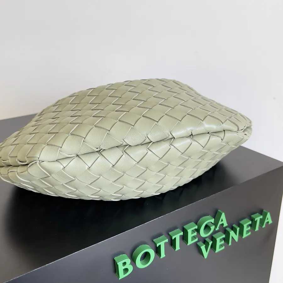 Muse Bronze Handle Sardine Bag Modern Sculptural Design