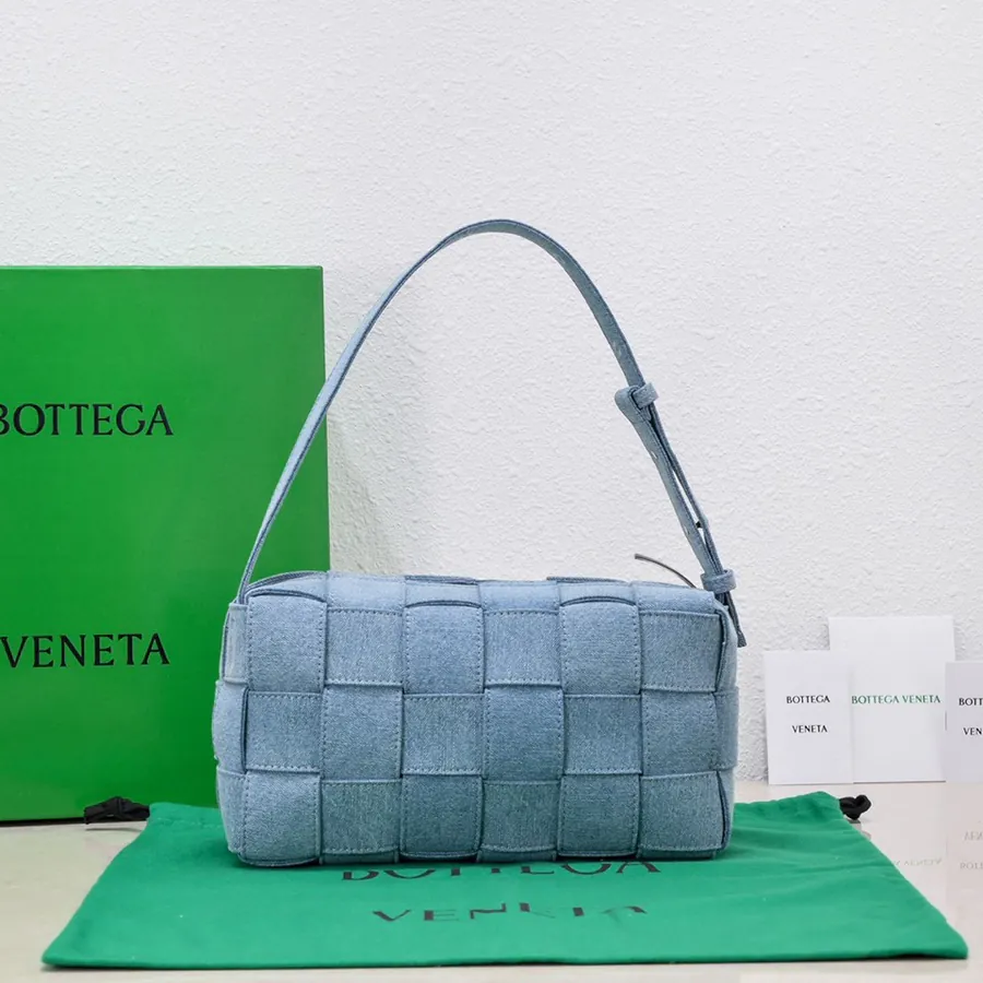 BV Early Autumn Bucket Bag with Denim Fabric