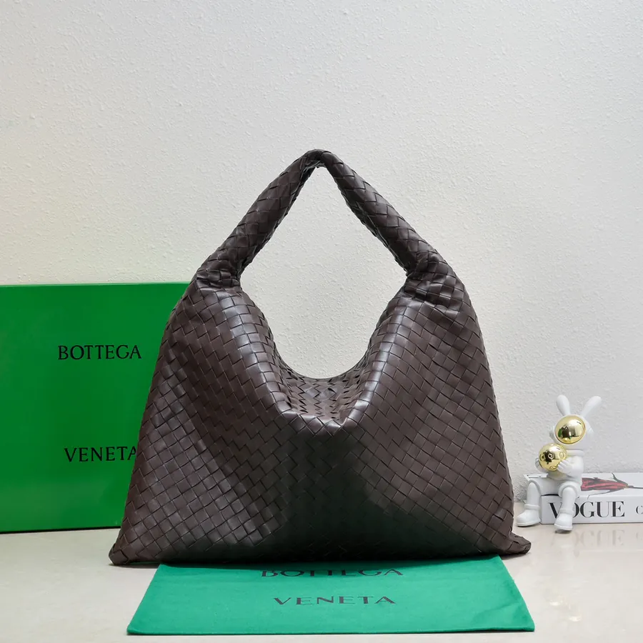 New Large HOP Bag with Full Leather Weave Handle
