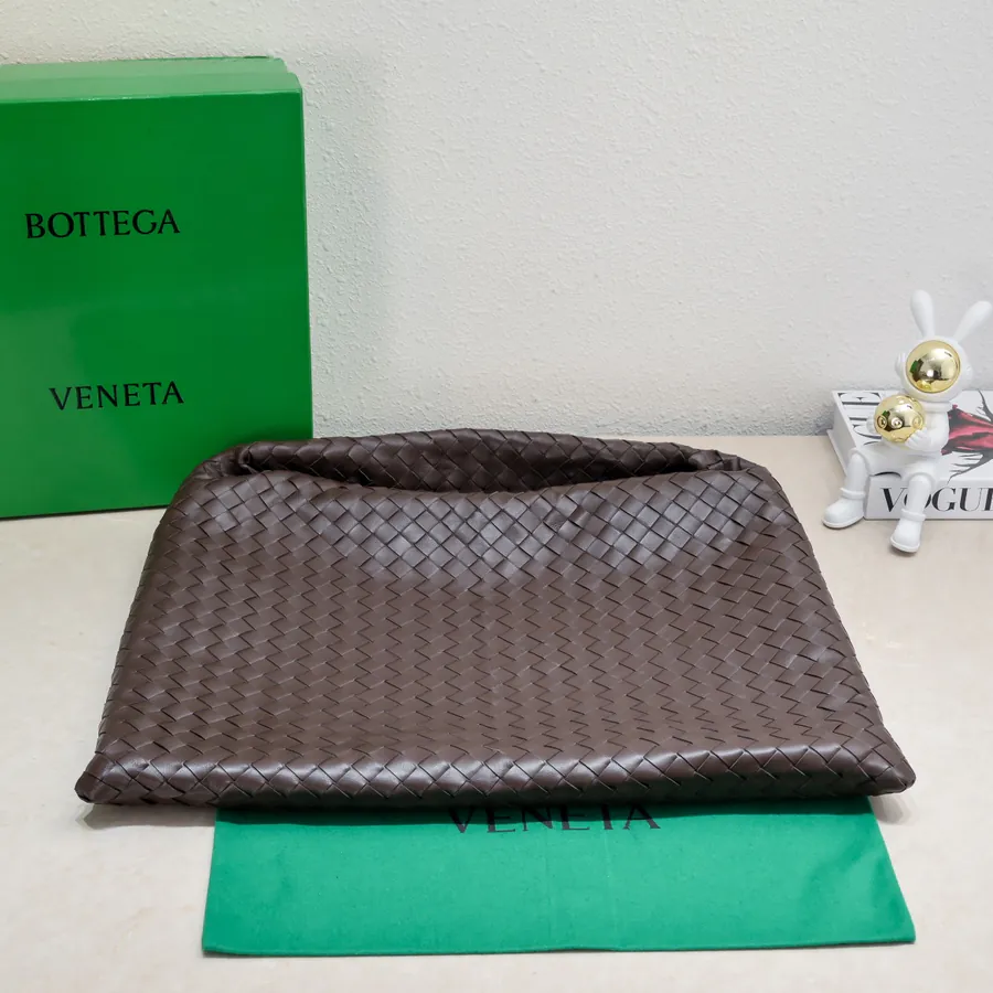 New Large HOP Bag with Full Leather Weave Handle